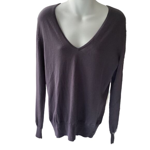 GAP Sweaters - Gap grey basic Italian merino wool sweater pullover, large. 0529